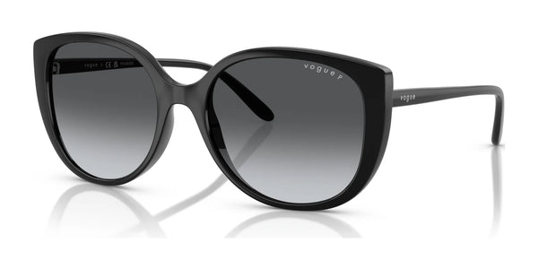 Vogue VO5623SF Sunglasses | Size 55 / Black / Gradient Grey (Polarized) (3P 12%) №W44/T3