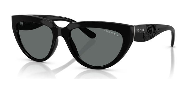 Vogue VO5629S Sunglasses | Size 54 / Black / Dark Grey (Polarized) (3P 10%) №W44/81