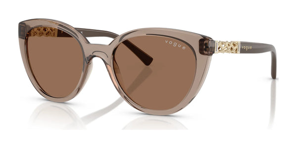 Vogue VO5634SB Sunglasses | Size 53 / Transparent Brown / Dark Brown (3N 9%) №294073