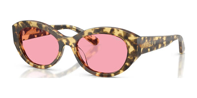 Vogue VO5659SU Sunglasses Brown Beige Tortoise / Pink