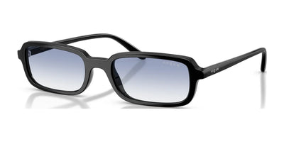 Vogue VO5666S Sunglasses Black / Clear Gradient Light Blue