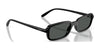 Vogue VO5666S Sunglasses | Size 53 / Black / Clear Gradient Light Blue (1N 49%) №W44/19