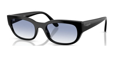 Vogue VO5669S Sunglasses Black / Clear Gradient Light Blue
