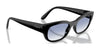 Vogue VO5669S Sunglasses | Size 54 / Black / Clear Gradient Light Blue (1N 49%) №W44/19