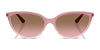 Vogue VO5672S Sunglasses | Size 57 / Black / Gradient Grey (Polarized) (3P 13%) №W44/T3