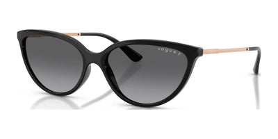 Vogue VO5672S Sunglasses Black / Gradient Grey (Polarized)