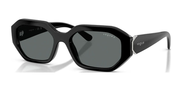 Vogue VO5675S Sunglasses | Size 54 / Black / Dark Grey (Polarized) (3P 10%) №W44/81