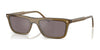 Vogue VO5687S Sunglasses | Size 55 / Transparent Olive Green / Pink Mirror Silver (Polarized) (3P 11%) №3260LB