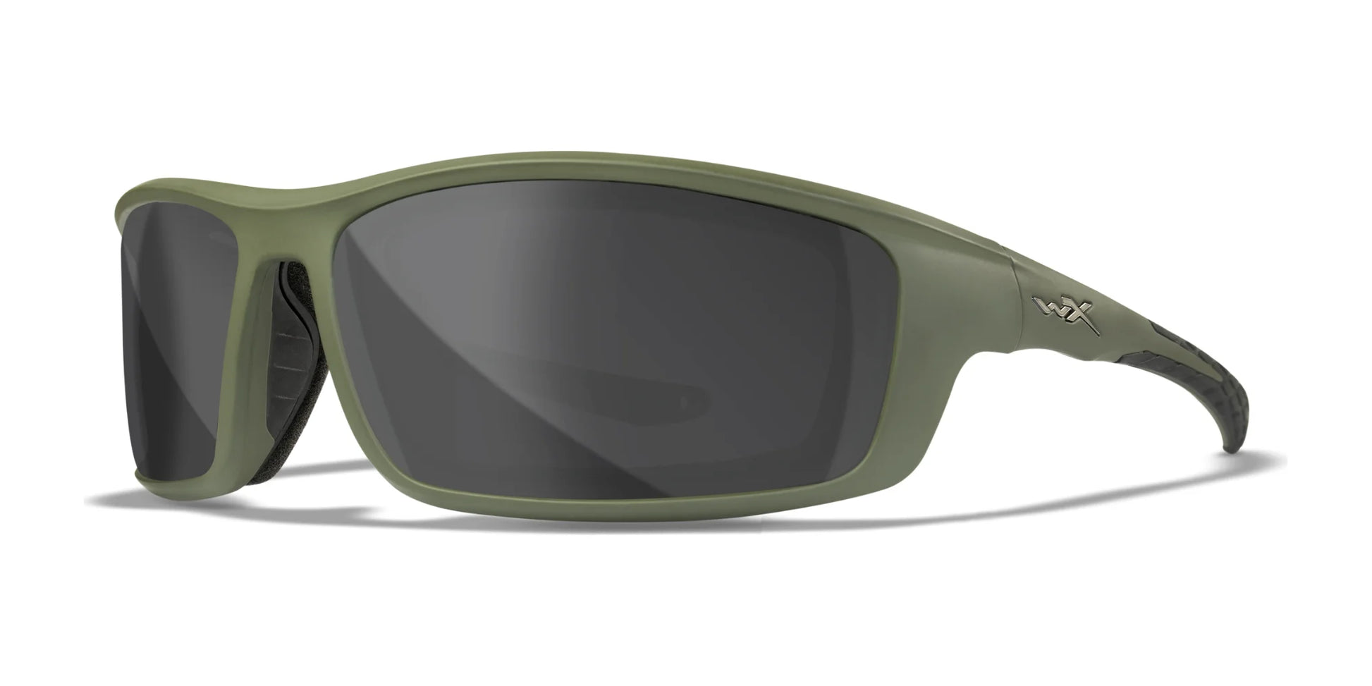 Wiley X GRID Sunglasses Matte Utility Green / CAPTIVATE™ Polarized Grey