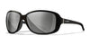 Wiley X AFFINITY Sunglasses | Size 61 / Gloss Black / CAPTIVATE™ Polarized Rose Gold Mirror