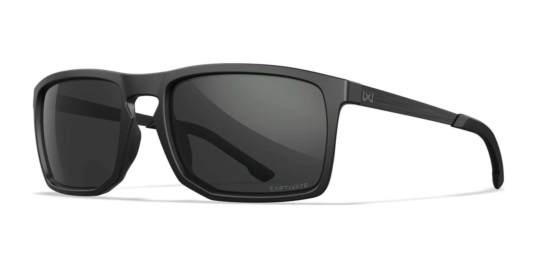 Wiley X AXE Sunglasses Matte Black / CAPTIVATE™ Polarized Grey Wiley X AXE Sunglasses Matte Black / CAPTIVATE™ Polarized Grey