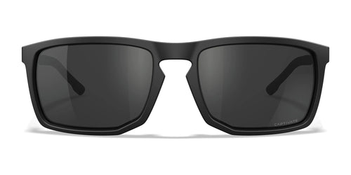 Wiley X AXE Sunglasses / Size 56 / Matte Black / CAPTIVATE™ Polarized Grey
