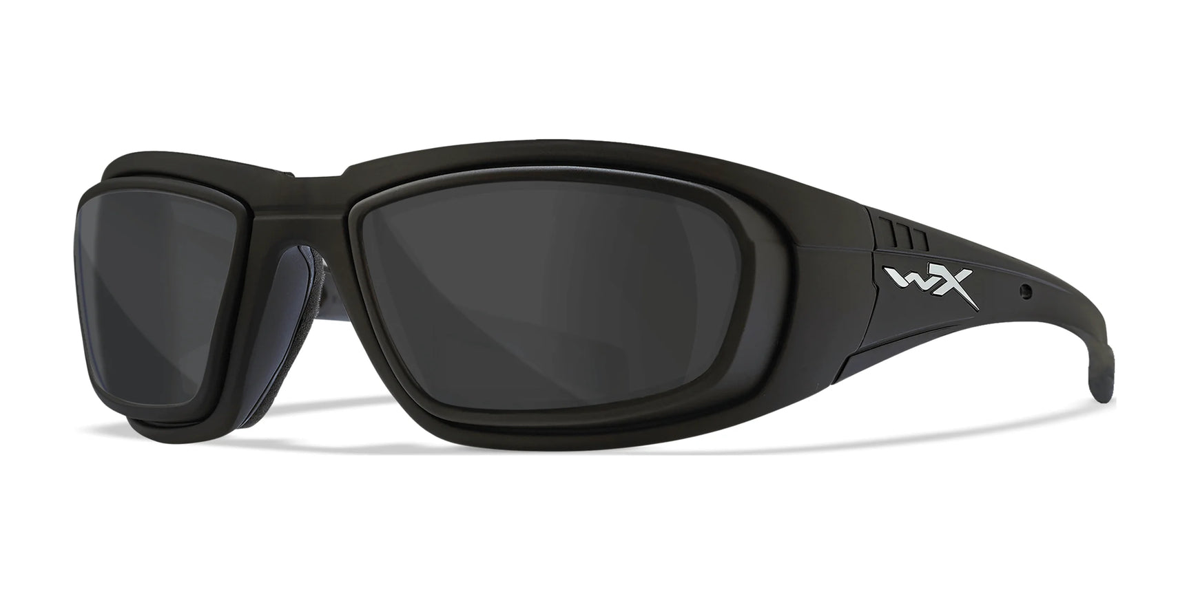 Wiley X BOSS Sunglasses Matte Black / Rx Rim & Smoke Grey Wiley X BOSS Sunglasses Matte Black / Rx Rim & Smoke Grey