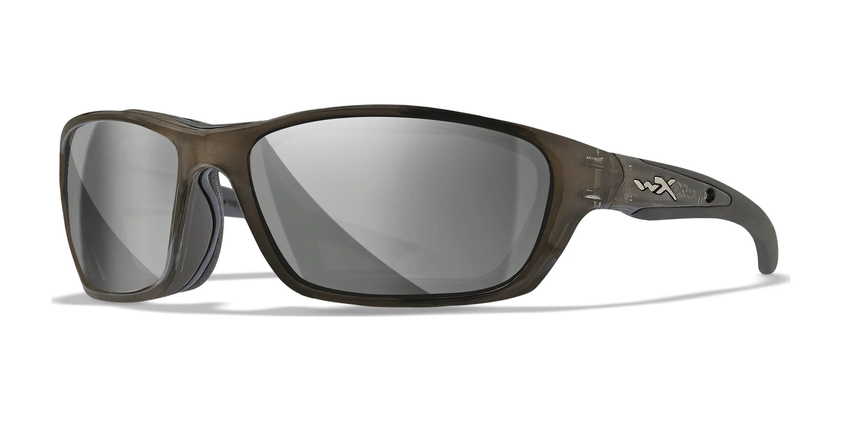 Wiley X BRICK Sunglasses Crystal Metallic / Silver Flash Wiley X BRICK Sunglasses Crystal Metallic / Silver Flash