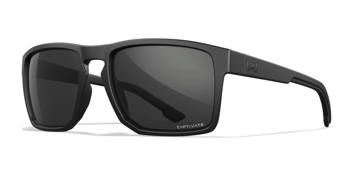 Wiley X FOUNDER Sunglasses Matte Black / CAPTIVATE™ Non-Polarized Grey Wiley X FOUNDER Sunglasses Matte Black / CAPTIVATE™ Non-Polarized Grey