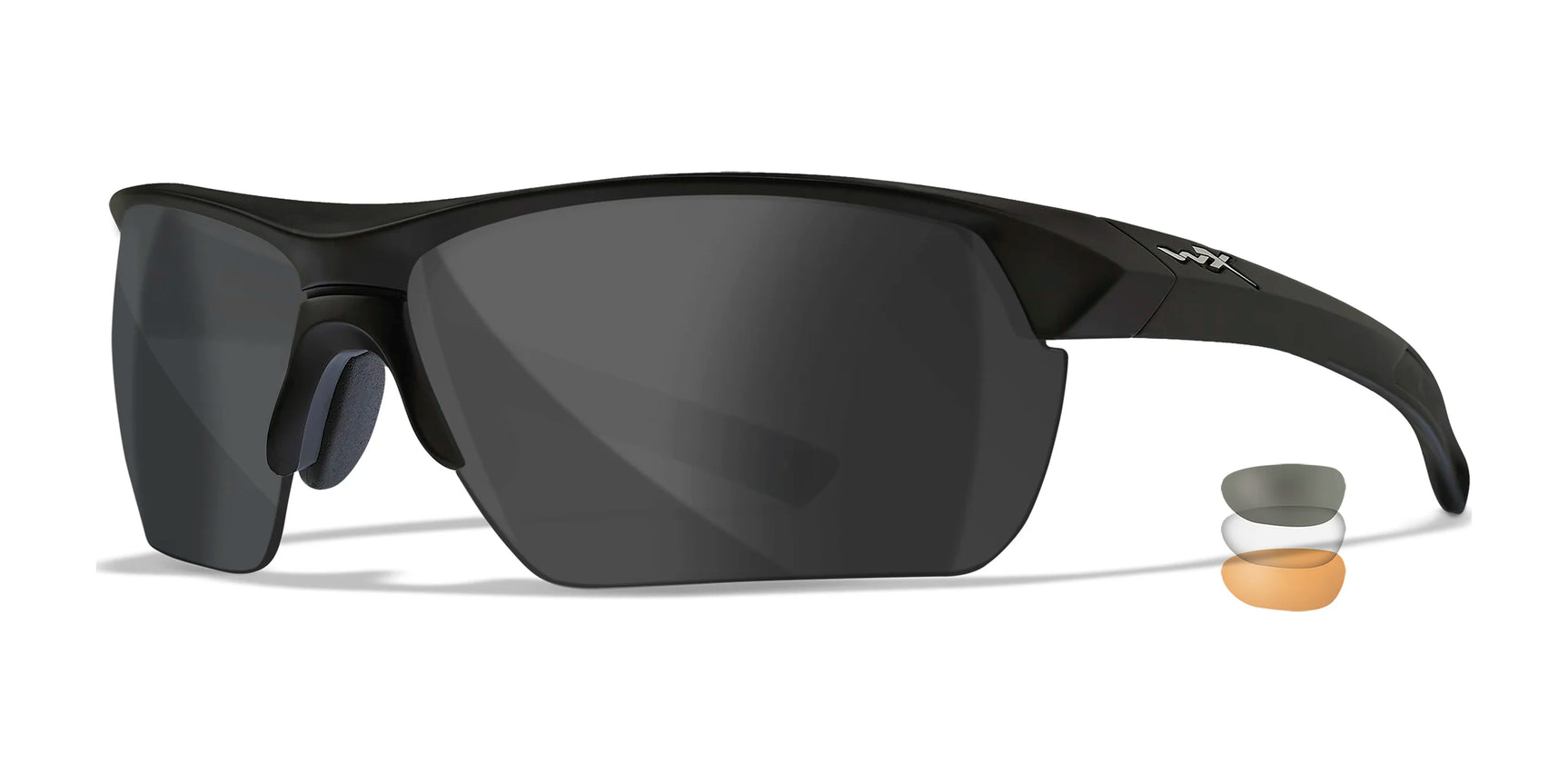 Wiley X GUARD Safety Glasses Matte Black / 3 Lens Package Wiley X GUARD Safety Glasses Matte Black / 3 Lens Package