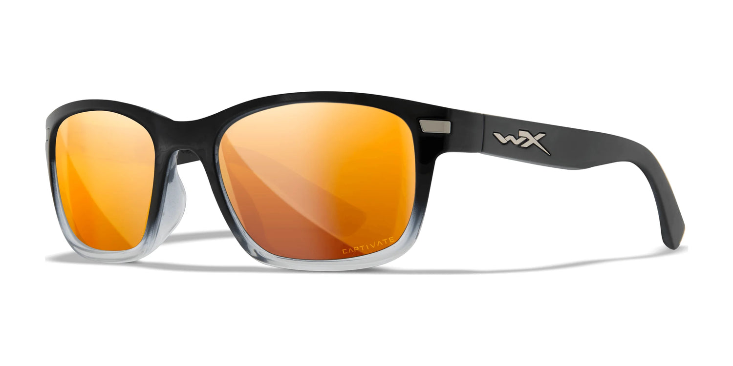 Wiley X HELIX Sunglasses Gloss Black / CAPTIVATE™ Polarized Bronze Mirror Wiley X HELIX Sunglasses Gloss Black / CAPTIVATE™ Polarized Bronze Mirror