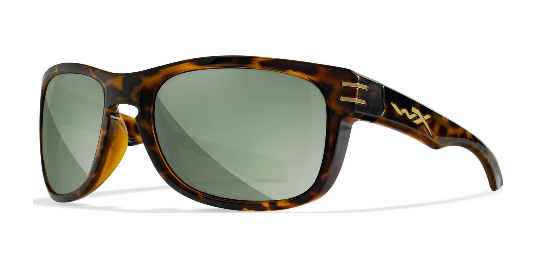 Wiley X HUDSON Sunglasses Gloss Demi / Polarized Smoke Green Wiley X HUDSON Sunglasses Gloss Demi / Polarized Smoke Green