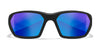 Wiley X IGNITE Sunglasses | Size 65 / Matte Black / Polarized Blue Mirror