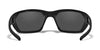 Wiley X IGNITE Sunglasses | Size 65 / Matte Black / Polarized Blue Mirror