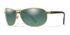 Wiley X KLEIN Sunglasses / Gold / Polarized Smoke Green