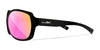 Wiley X MYSTIQUE Sunglasses | Size 64 / Gloss Black / CAPTIVATE™ Polarized Grey