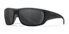 Wiley X OMEGA Safety Glasses | Size 66 / Matte Black / Smoke Grey
