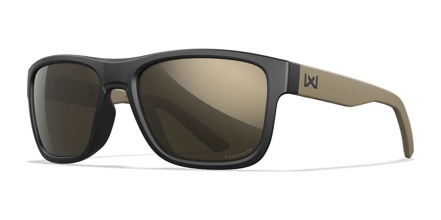 Wiley X OVATION Sunglasses Matte Black / CAPTIVATE™ Non-Polarized Tungsten Mirror Wiley X OVATION Sunglasses Matte Black / CAPTIVATE™ Non-Polarized Tungsten Mirror
