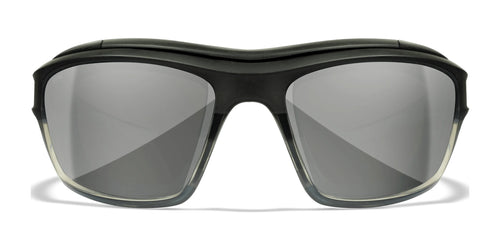 Wiley X OZONE Sunglasses / Size 63 / Matte Grey / Silver Flash