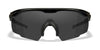 Wiley X PT-1 Safety Glasses / Matte Black / Smoke Grey
