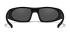 Wiley X ROMER 3 Safety Glasses | Size 63 / Matte Black / Smoke Grey/Clear