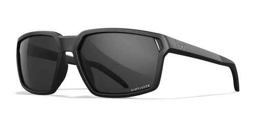 Wiley X SIERRA Sunglasses / Size 60 / Matte Black / CAPTIVATE™ Non-Polarized Grey