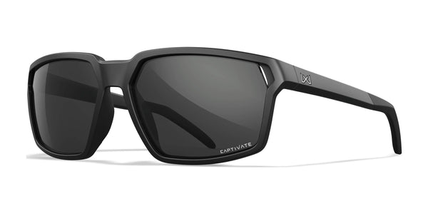 Wiley X SIERRA Sunglasses | Size 60 / Matte Black / CAPTIVATE™ Non-Polarized Grey