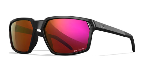 Wiley X SIERRA Sunglasses Gloss Black / CAPTIVATE™ Non-Polarized Red Mirror Wiley X SIERRA Sunglasses Gloss Black / CAPTIVATE™ Non-Polarized Red Mirror