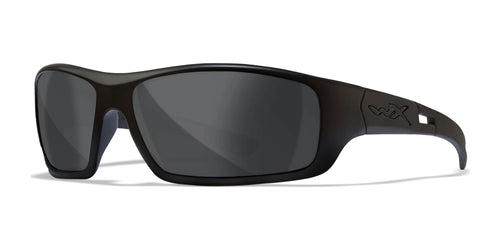 Wiley X SLAY Safety Glasses / Size 65 / Matte Black / Smoke Grey