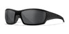 Wiley X TIDE Safety Glasses | Size 67 / Matte Black / Smoke Grey