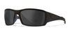 Wiley X TWISTED Safety Glasses / Matte Black / CAPTIVATE™ Polarized Grey / Size 65