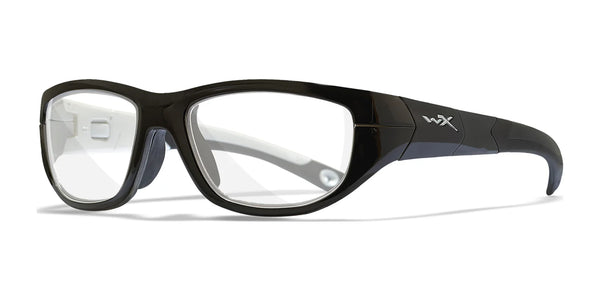 Wiley X VICTORY Eyeglasses | Size 52 / Gloss Black with Aluminum Pearl
