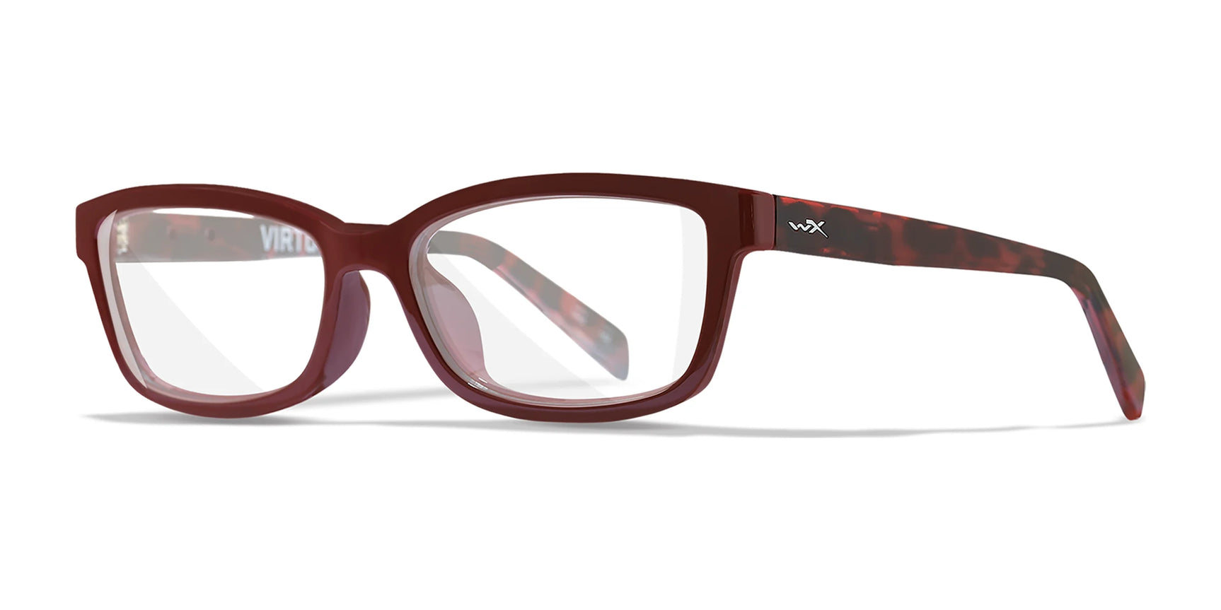 Wiley X VIRTUE Eyeglasses Gloss Ruby Red Demi Wiley X VIRTUE Eyeglasses Gloss Ruby Red Demi