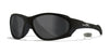 Wiley X XL-1 Safety Glasses | Size 62 / Matte Black / 2 Lens Pack (Grey, Clear)