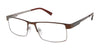 XXL Eyewear SAXON Eyeglasses / Brown / Size 57