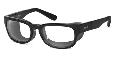 Ziena KAI Eyeglasses Glossy Black / BlueByrd Blue Light Blocker / Black