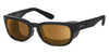 Ziena KAI Sunglasses | Size 52 / Glossy Black / Copper / Black