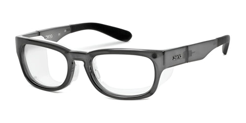 Ziena Kai Eyeglasses / Size 52 / Glossy Black / Clear / Black