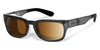 Ziena KAI Sunglasses | Size 52 / Smoke / Polarized Copper / Frost