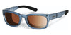 Ziena KAI Sunglasses | Size 52 / Ocean / Copper / Frost