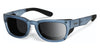 Ziena KAI Sunglasses | Size 52 / Ocean / Polarized Gray (11%) / Black