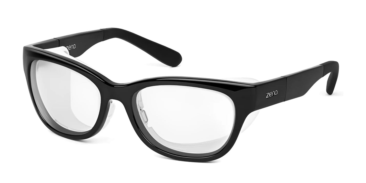 Ziena Marina Eyeglasses Glossy Black / Clear +2.50 / Frost Ziena Marina Eyeglasses Glossy Black / Clear +2.50 / Frost