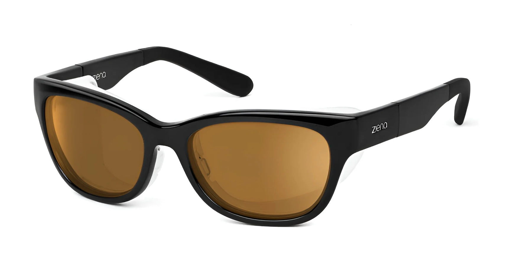 Ziena Marina Sunglasses Glossy Black / Polarized Copper / Frost Ziena Marina Sunglasses Glossy Black / Polarized Copper / Frost