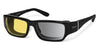 Ziena NEREUS Sunglasses | Size 55 / Glossy Black / Contrast Photochromic / Black